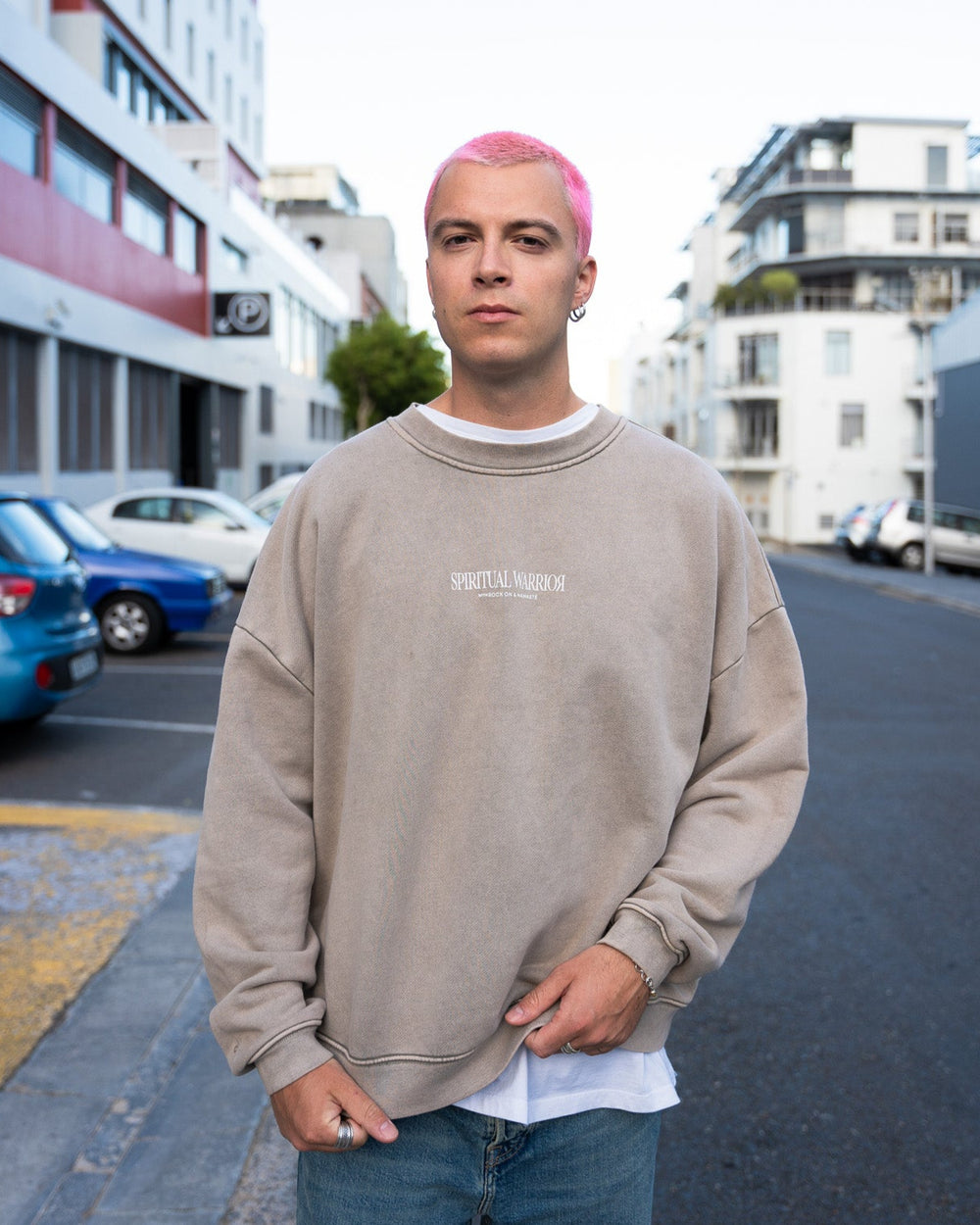 Spiritual Warrior Sweatshirt UNISEX - Beige