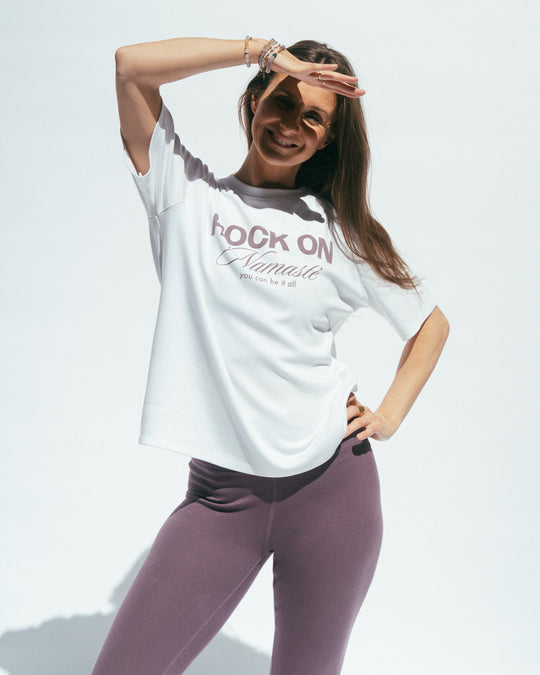 Rock On T-Shirt - Off White