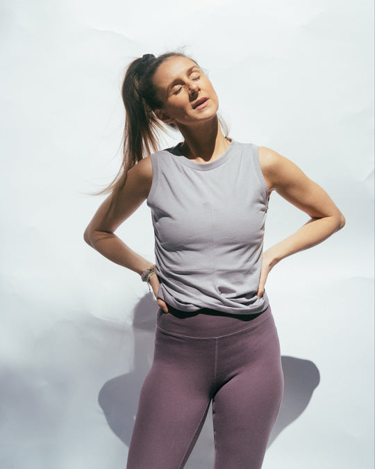Twisted Crop Top - Mauve