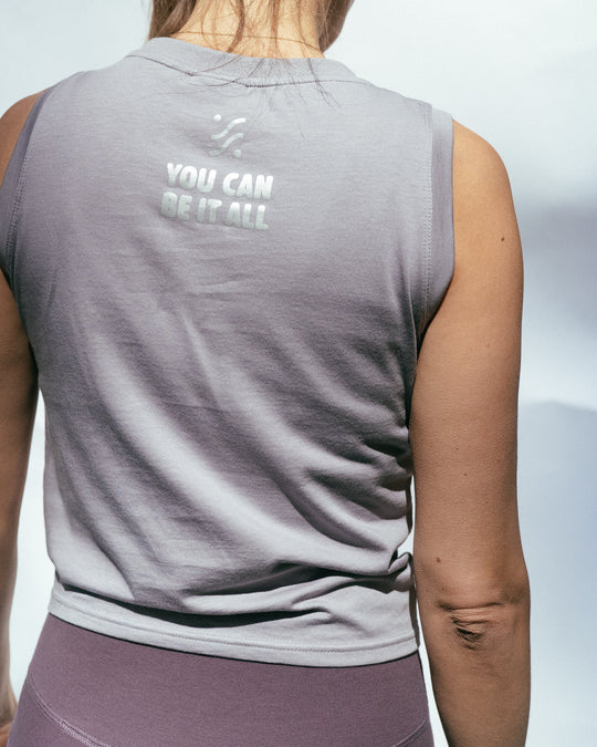 Twisted Crop Top - Mauve