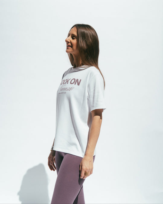 Rock On T-Shirt - Off White