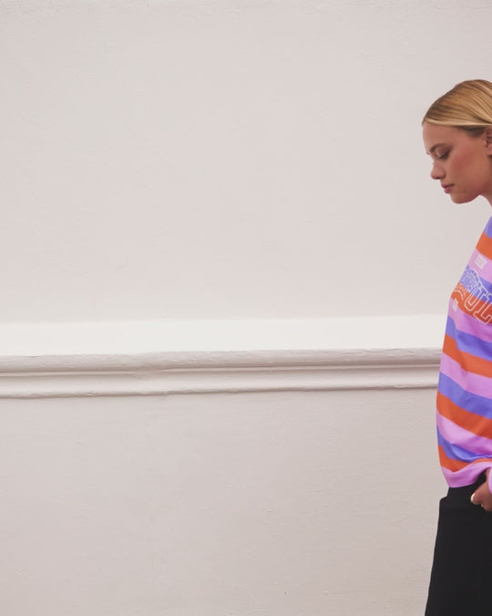 Grateful Longsleeve - Orange/Blau/Rosa