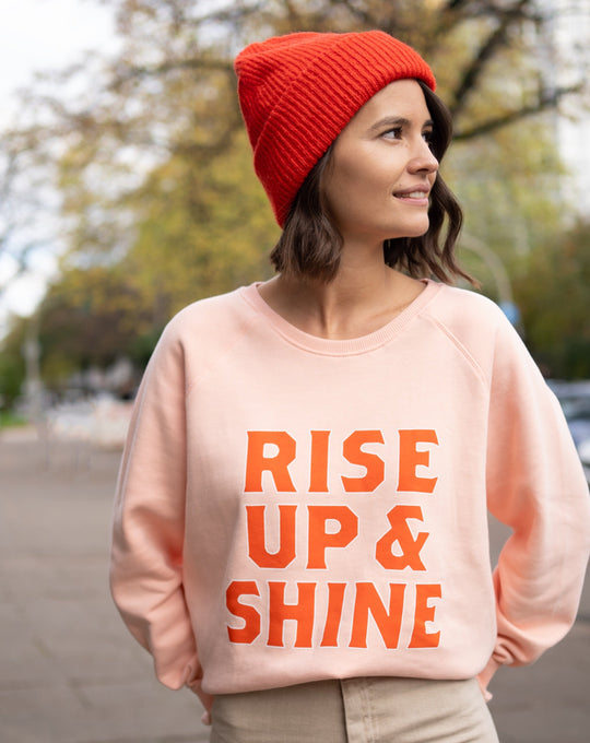 Rise Up & Shine Sweatshirt (peach)