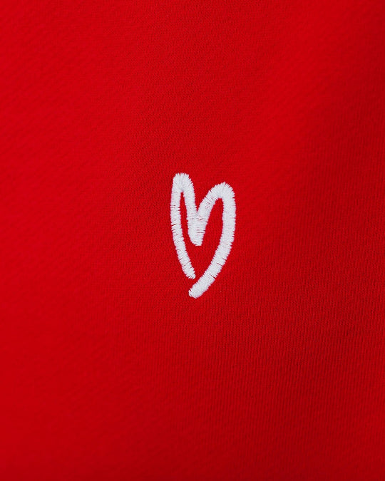 Team Liebe Hooded Sweatshirt (cherry red)