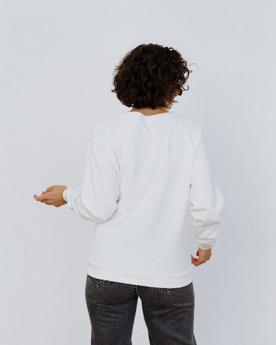 Rock On & Namasté Sweatshirt (off white)