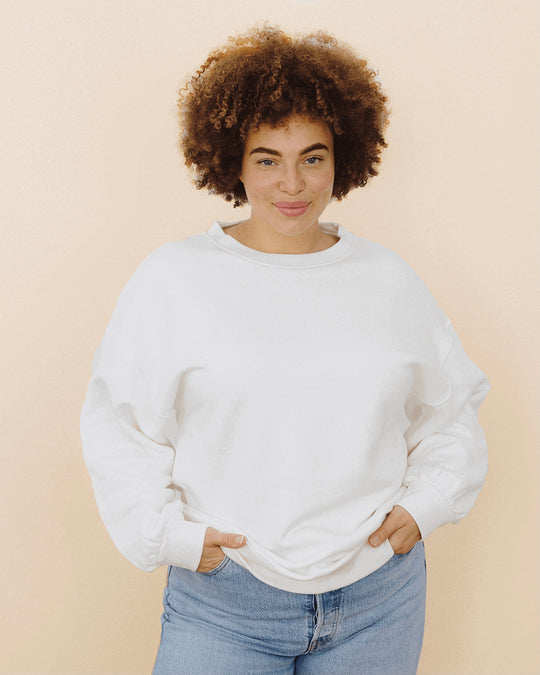 I AM LOVE Sweatshirt (off white)
