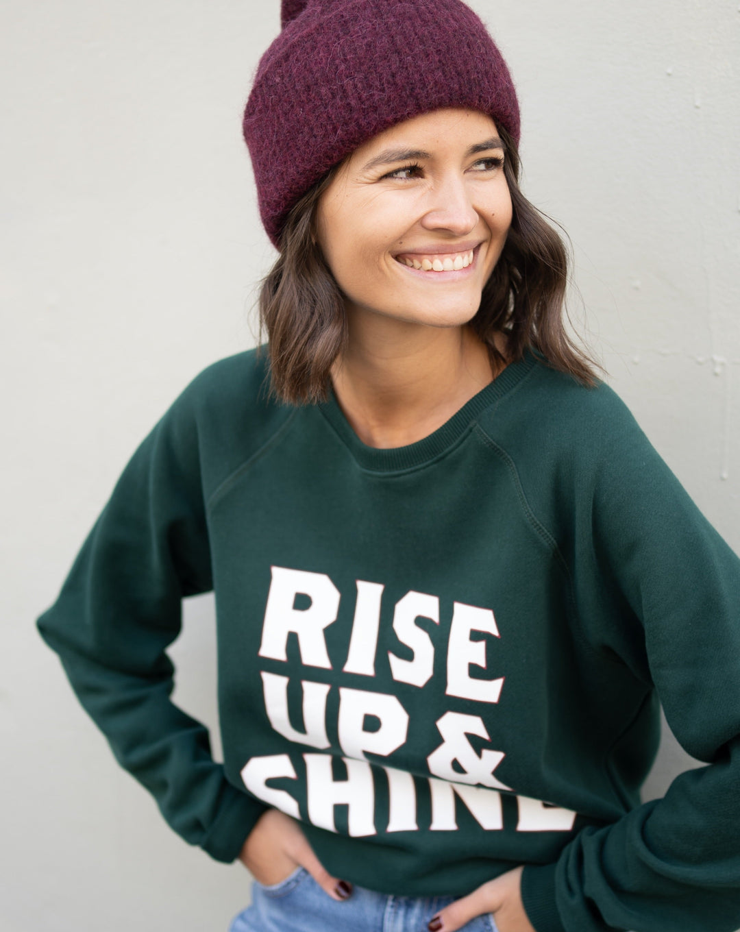 Rise Up & Shine Sweatshirt (green)