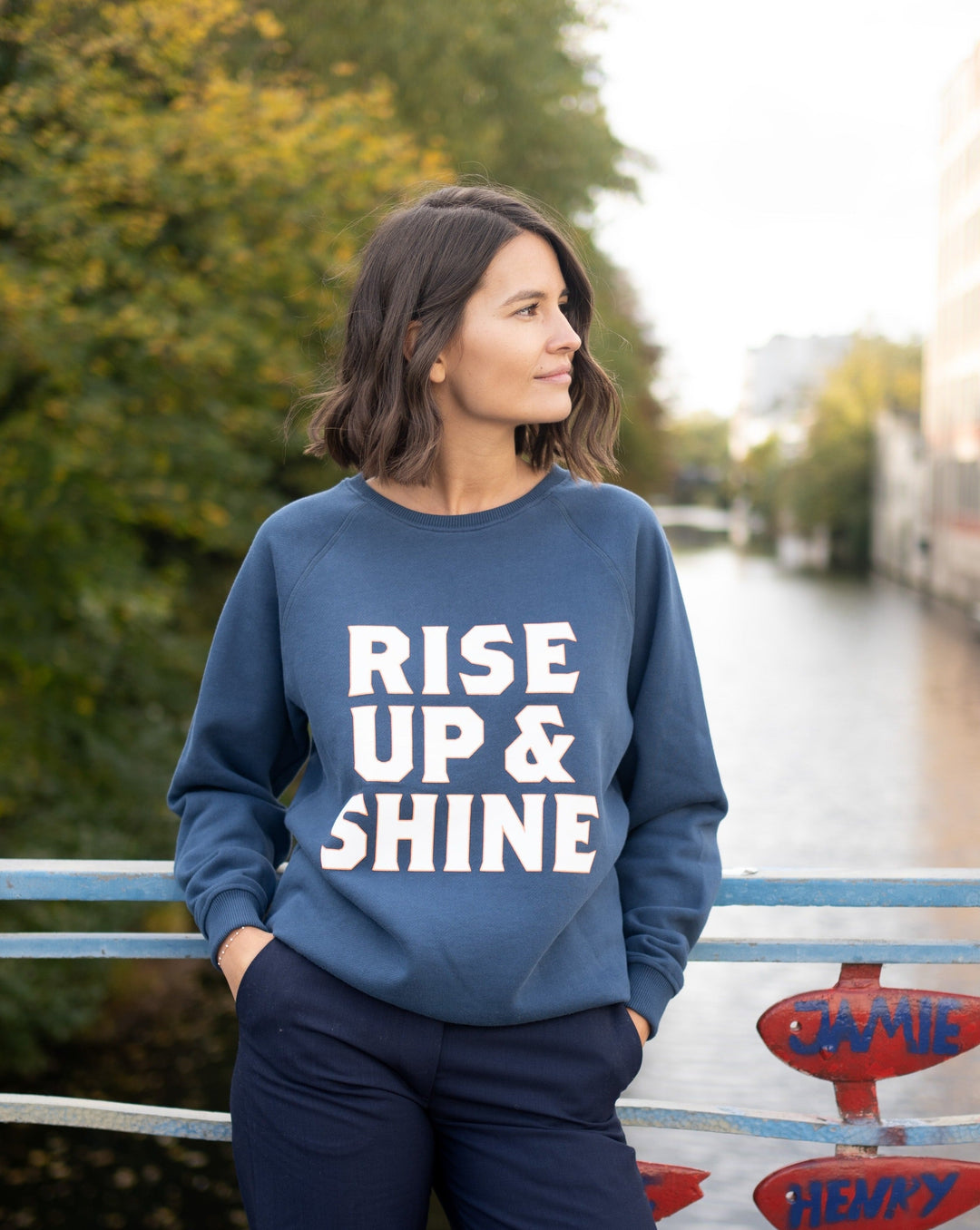 Rise Up & Shine Sweatshirt (blue)