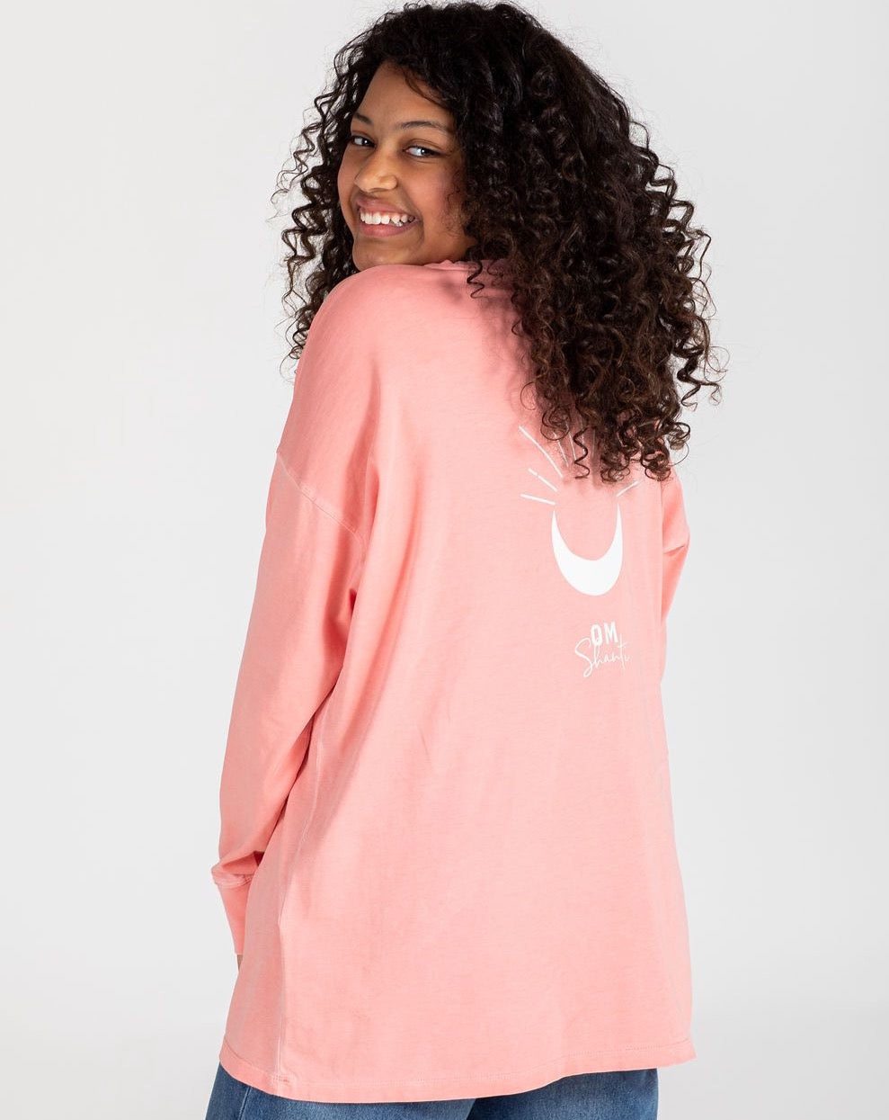 Rock On & Namasté Bigshirt (peach)