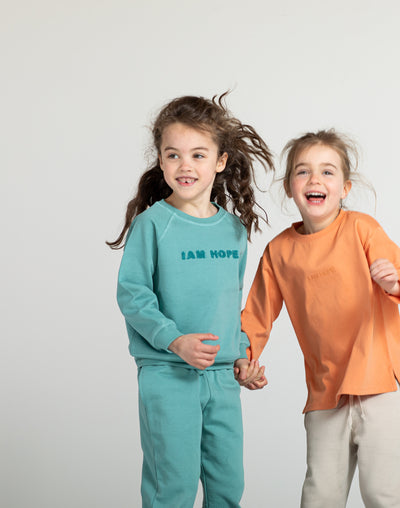 HOPE Sweatshirt Kids (turquoise)
