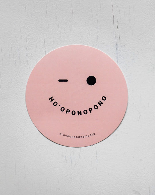 Sticker HO'OPONOPONO (rund)