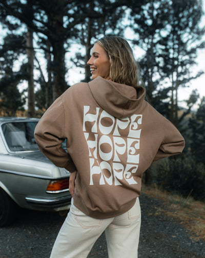 HOPE Hooded Sweatshirt (choco)