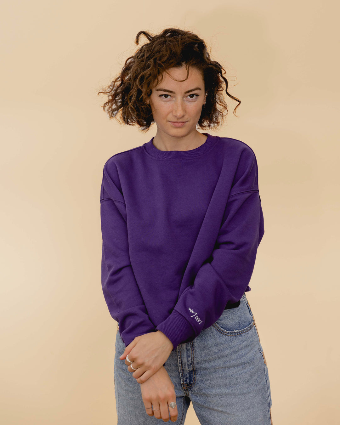 I AM LOVE Sweatshirt (lila)