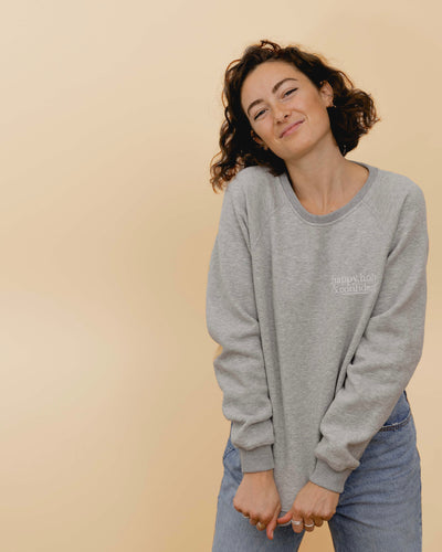 Happy Holy & Confident Sweatshirt (heather grey)
