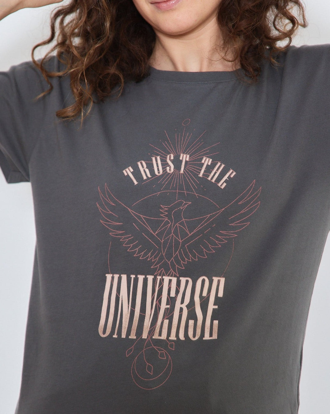 Trust the Universe T-Shirt Grey